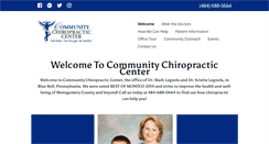 Desktop Screenshot of bluebellchiropractic.com